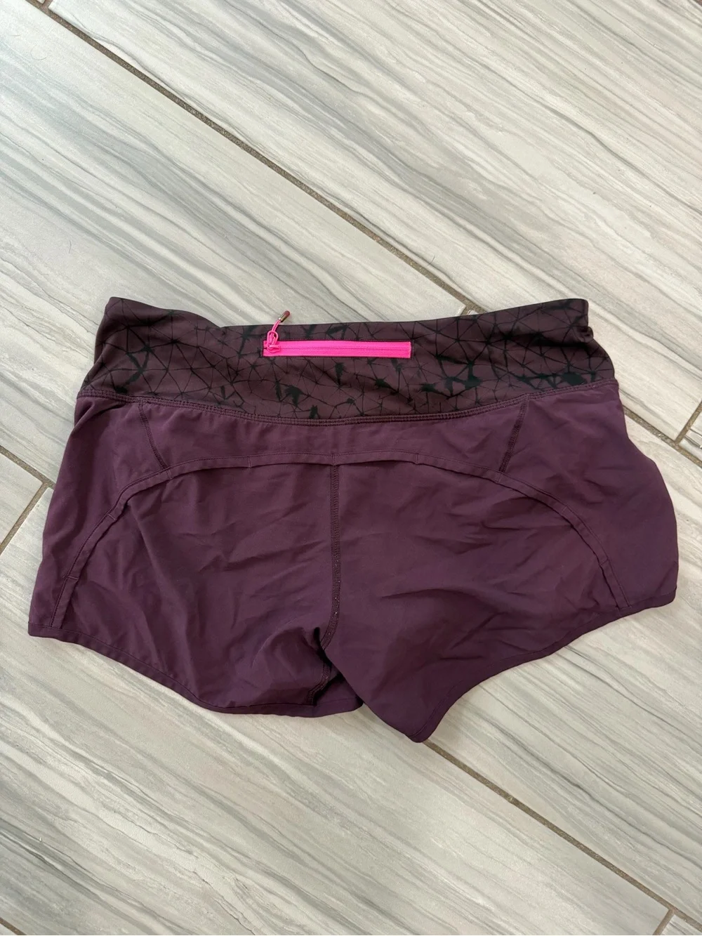 Women's Plum Athletic Shorts